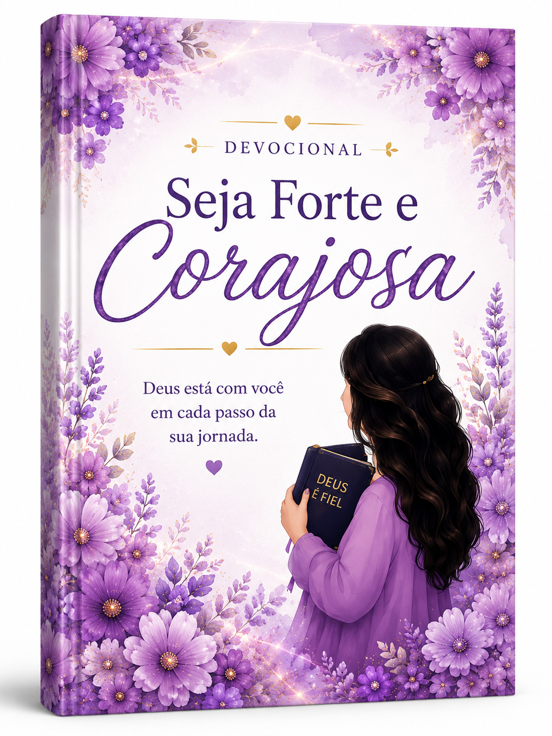 Capa do ebook Devocional Seja Forte e Corajosa